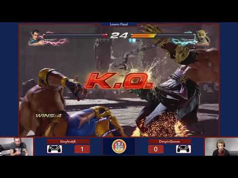 GG Bergen Laksevåg 24 - KingAndyK vs DerpinGoose - Losers Finals - Tekken 7