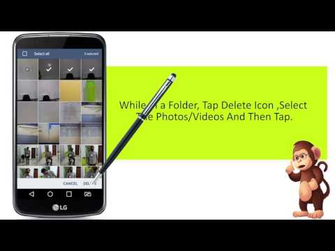 How To Delete Photos Videos On LG smart phones user guide support