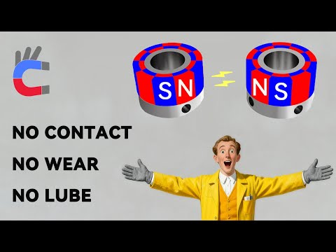 Gearless Magnetic Transmission - Live Application Demo | @ccmagnetics