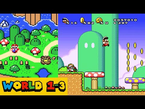 [SMW Hack] New Super Mario World 2: Around the World: World 1-3