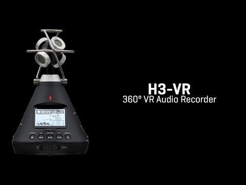 Zoom H3-VR 360 Degree VR Audio Handy Recorder with Knox Gear Studio Headphones Bundle