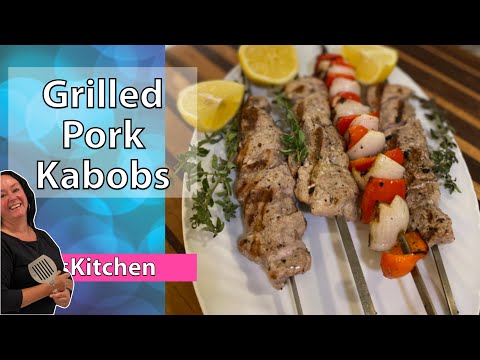 Let's Get Grilling! PORK KABOBS with Peppers & Onions | Summertime Favorite