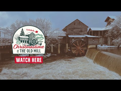 Christmastime at The Old Mill in Pigeon Forge, Tennessee