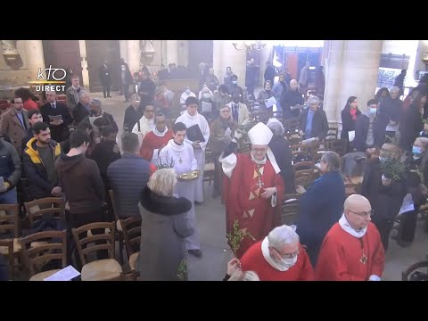 Messe des Rameaux et de la Passion du Seigneur à Saint-Germain l’Auxerrois à Paris