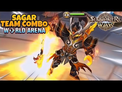 Sagar Team Combo in World Arena Ep. 2 - Summoners War