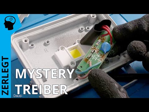 Defekter LED Strahler mit rätselhafter Ansteuerung.