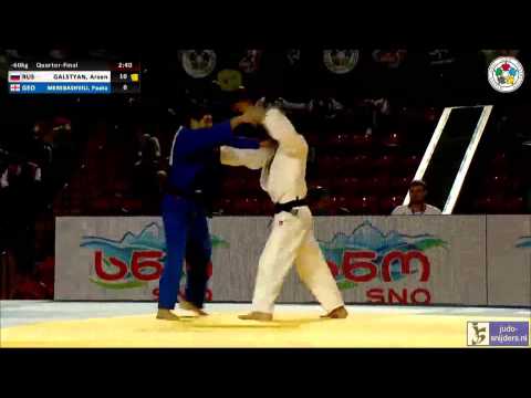 Judo 2014 Grand Prix Tbilisi: Galstyan (RUS) - Merebashvili (GEO) [-60kg] QF