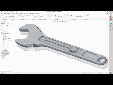 Learn Creo Surfacing basics w/ this Tool Design tutorial using Creo 3.0