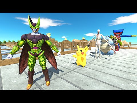 CELL PERFECT PYRAMID DEATH RUN - Animal Revolt Battle Simulator