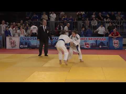 Mila Smiljković ŽAN Sofija Ranisavljević CZB 0:1 -40kg #PrvenstvoBeogradaMPioniri2025