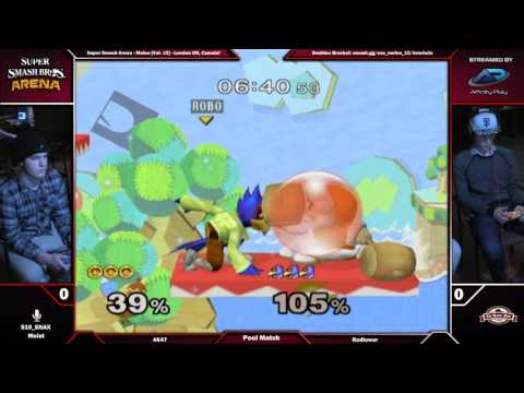 Smash Arena   Melee #15   1v1 Pools   AK47 vs Radiowar