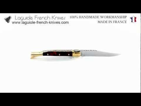 Boot Laguiole Knife Rhodoïd Handle