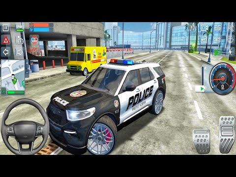4x4 Hummer City Coach Cop Driver || Police Car Driving Simulator Video Android Gameplay