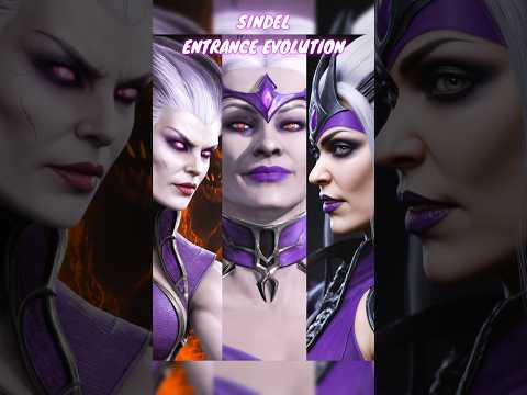 Sindel Entrance Evolution in Mk9 , MkX , Mk11 and Mk1 Khaos Reigns #mortalkombat1havik