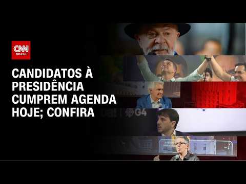 Eleições 2026: confira a agenda desta terça (18) dos candidatos à presidência | CNN NOVO DIA