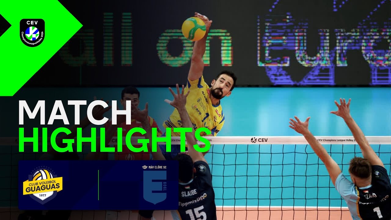 Highlights | Guaguas LAS PALMAS vs. MÁV Foxconn SZÉKESFEHÉRVÁR | CLvolleyM 2026