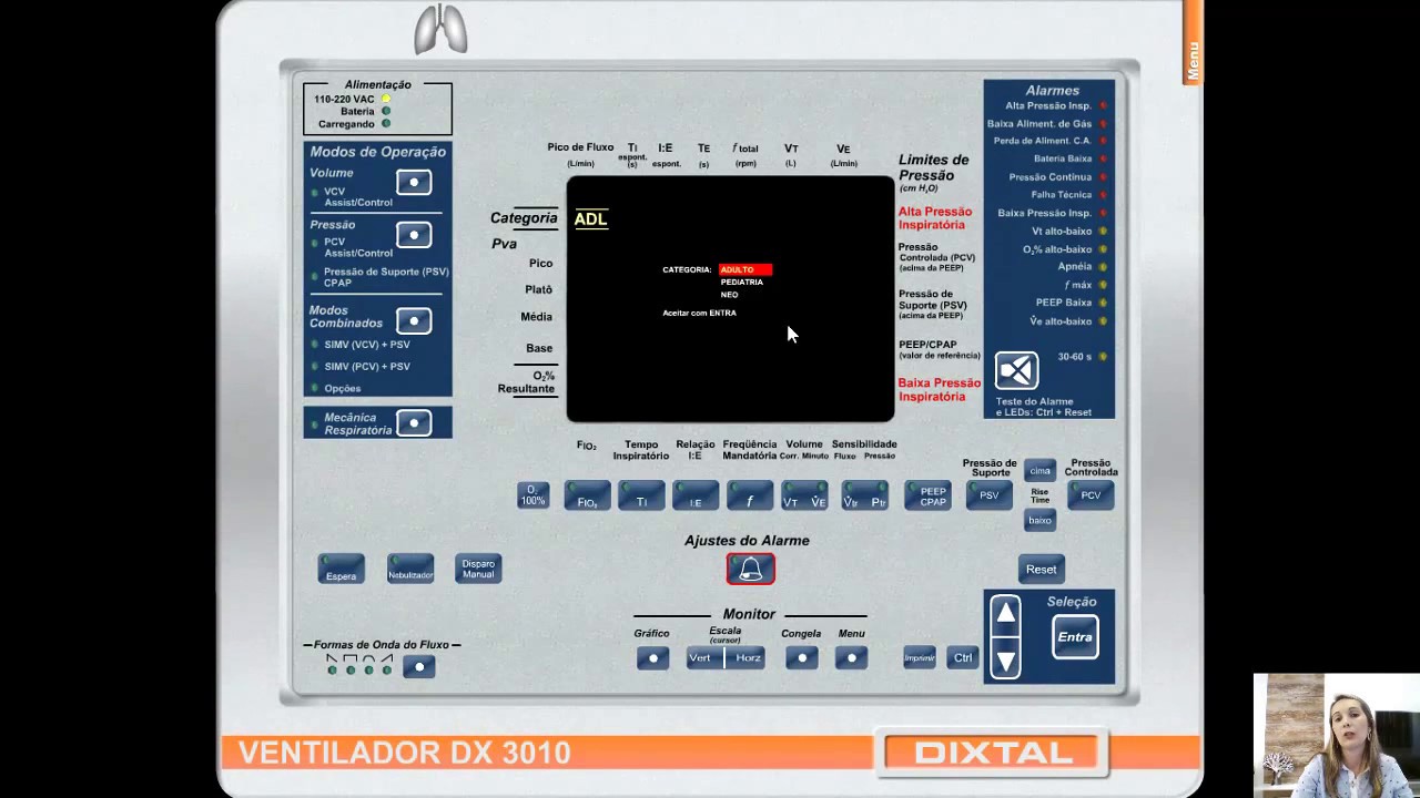 Aula Gratuita Ventilação Mecanica - Simulador