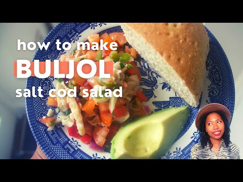 How to make saltfish buljol | How to make salt cod| Trinidad style