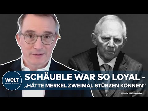 TRAUMER UM WOLFGANG SCHÄUBLE: „Ohne ihn wäre die Ära Kohl nicht zu denken“ | WELT Interview