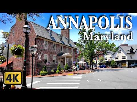 🇺🇸 Explore Annapolis Maryland - Walking Tour - Best Things To See in Downtown Annapolis MD