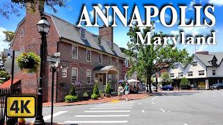 🇺🇸 Explore Annapolis Maryland - Walking Tour - Best Things To See in Downtown Annapolis MD