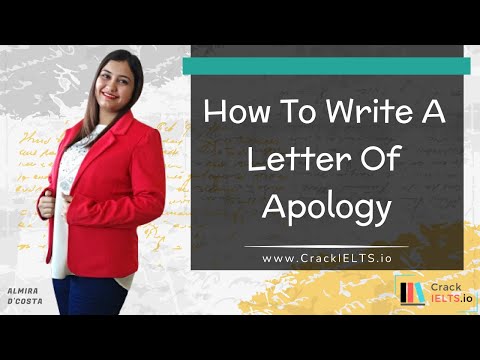 How To Write A Letter Of Apology | IELTS Writing Task 1 | General Training | CrackIELTS.io