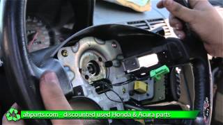 How to install change Steering Wheel 1997 1998 1999 2000 2001 Honda Prelude REPLACEMENT REPLACE DIY