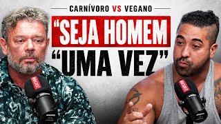 PEGOU FOGO! Richard e Biólogo Henrique tretaram com dois veganos ao vivo! 