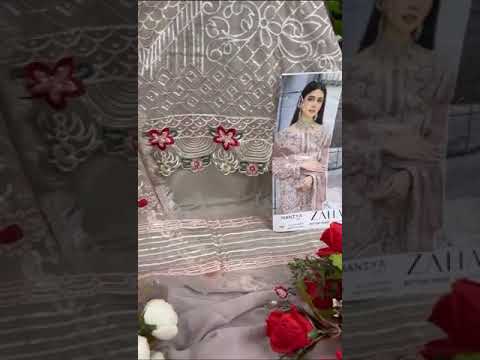 Zaha Haniya Vol 1 Georgette Wholesale Pakistani Salwar Suit Catalog – product video thumbnail