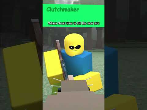 When Noob tries to kill the kiwi bird 💀