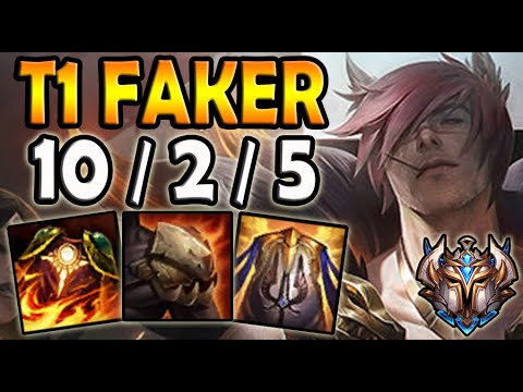 T1 Faker SETT Tank vs AKALI - Lol Ranked Korea ✔️