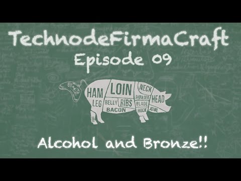 ~ Technode TerraFirmaCraft: Build to Survive - Ep09 - Alcohol and bronze!!!