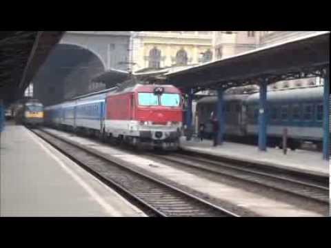 ČD EuroCity Slovan ve směru Praha hlavní nádraží / ČD-RZD InterCity Tisza from Moscow-Kiev