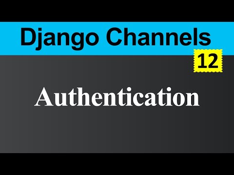 Authentication in Django Channels Hindi