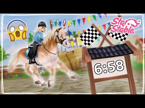 IK DEED MEE AAN DE EERSTE RACE VAN DE DAG EN DIT GEBEURDE ER... 😱 | Star Stable | Daphne draaft door
