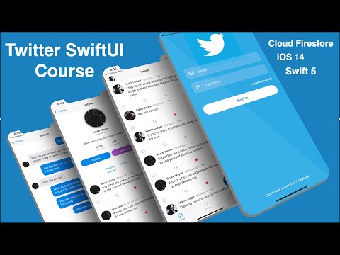 Build A Twitter Clone With SwiftUI & Cloud Firestore | iOS 14 & Swift 5 | MVVM