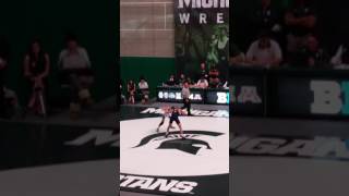 MSU VS. MICHIGAN wrestling match