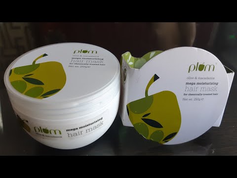 Plum olive and macadamia mega moisturising hair mask review | best for bridal hair care routine | Video