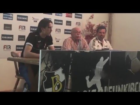 TSG Pfeddersheim Pressekonferenz vs. Neunkirchen