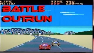 Battle OutRun playing on the Master System
