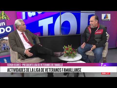 Actualidad de la liga de veteranos de Famaillá con su presidente Sergio Osores
