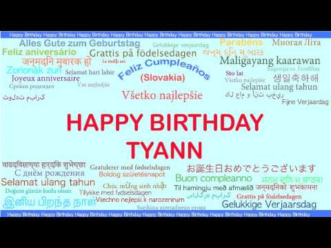 Tyann   Languages Idiomas - Happy Birthday