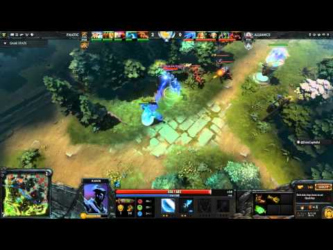 DOTA 2 #TI4 - Playoffs Day 2 - Alliance vs Fnatic - Uneditted Highlights - 02