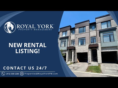 3 BED + DEN 3 BATH - STACKED TOWNHOUSE FOR RENT - 314 EQUESTRIAN WAY, CAMBRIDGE, ONTARIO