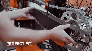 Kryty kyvnej vidlice - KTM 125SX+150SX+250SX / 13-22 + 250SXF+350SXF+450SXF / 13-22 + Husqvarna TC125+TC250+TE125+TE250+TE300 / 14-22 + FC250+FC350+FC450 + FE250+FE350+FE450+FE501 / 14-22 - oranžové