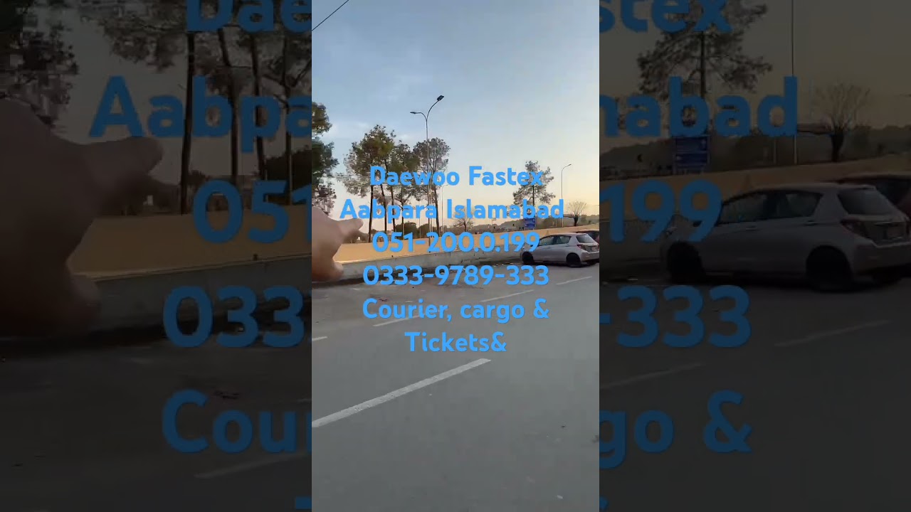 Daewoo Fastex Aabpara islamabad #busservice #banigala #cashondelivery #cod #pickup #tickets #cargo