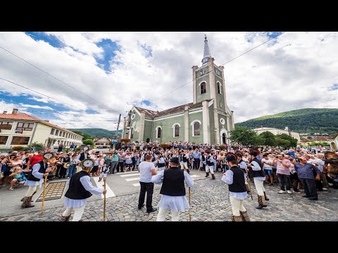 Marginimea Sibiului Gura Raului - Boca del Rio,  vedere din drona baraj si imprejurimi, 4K