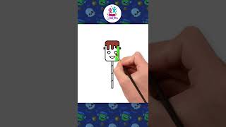 Desenhar Doces De Monstros Gostosos #shorts #desenhofácil #chikiartbrazil