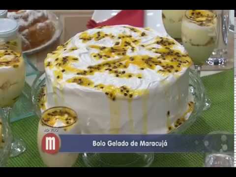Receita de Bolo Gelado de Maracujá