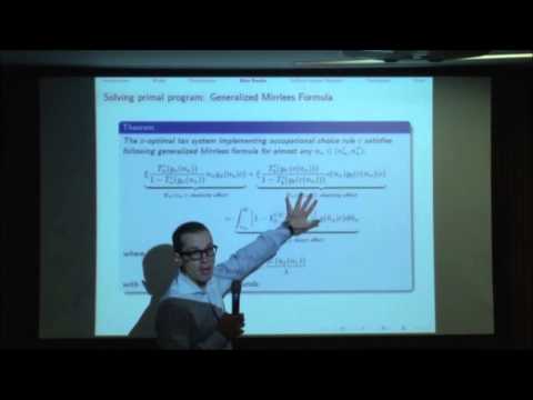 2014 Workshop on Economic Theory - Alessandro Pavan
